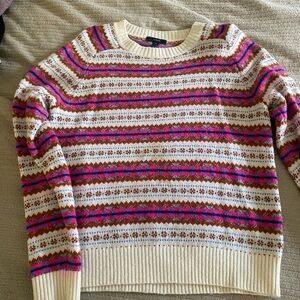J Crew fair isle sweater Medium